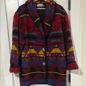 Vintage Ashley Scott southwest coat
